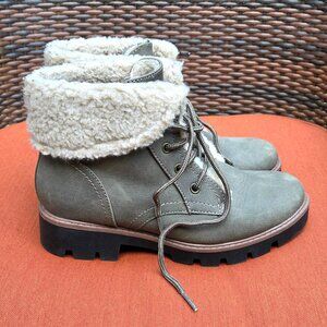 CLIFFS BY WHITE MOUNTAIN WOMEN's HIKING BOOTS GREY Sz 7